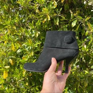 Franco Sarto Suede Ankle Booties